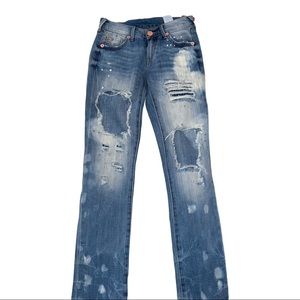 True Religion distress jeans